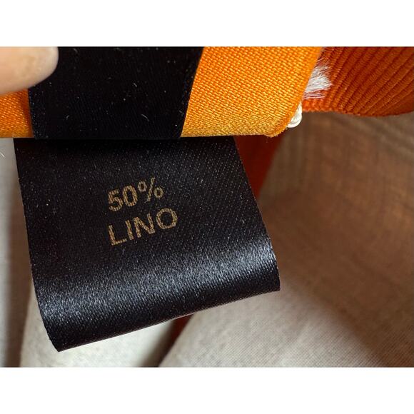 Vintage Borsalino Plaid Tweed Fedora Hat w/Straw Brim size S/M - Picture 7 of 12